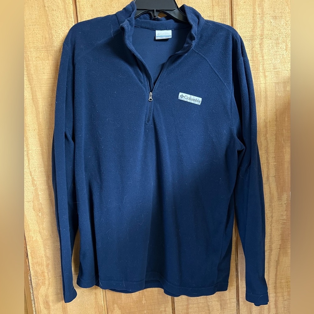 Columbia Men's Navy Quarter Zip Pullover